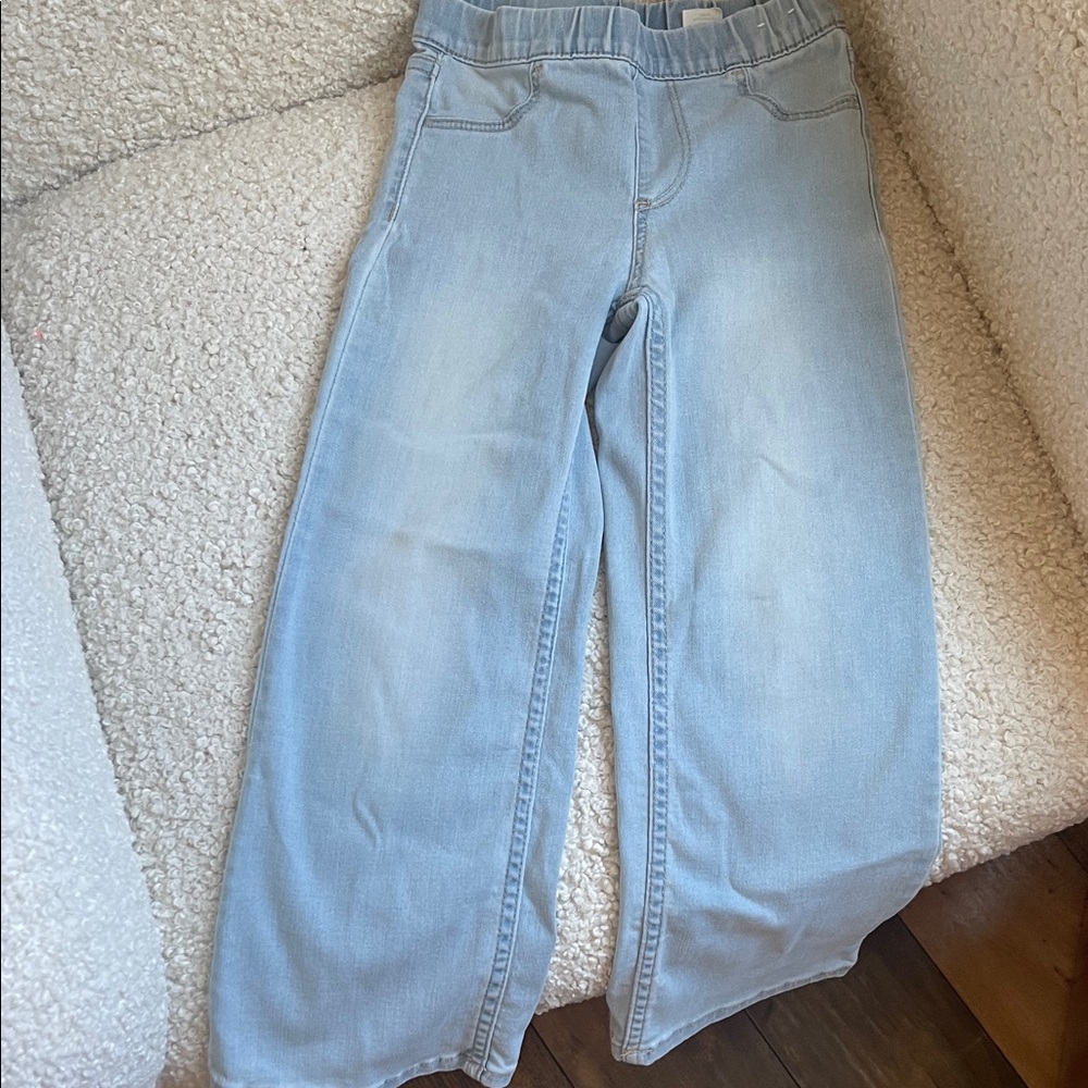 H&M Light Blue Elastic Waist Jeans